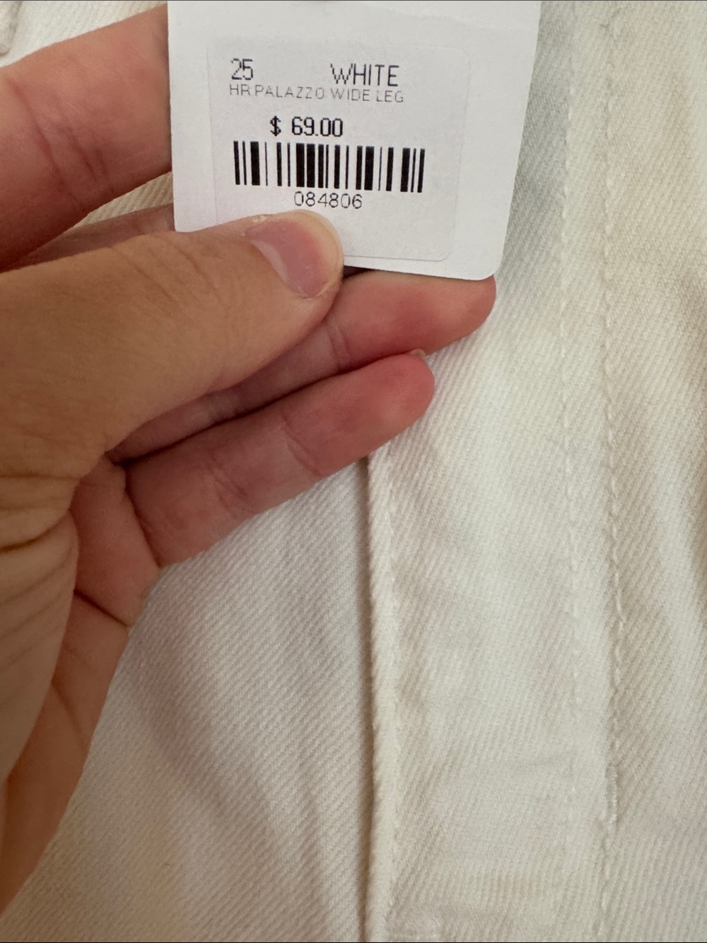 Wide Leg cream white NWT - Picture 3 of 8